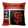 [Personalization Only] San Francisco Giants Colorblock Personalized Pillow
