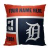 [Personalization Only] Detroit Tigers Colorblock Personalized Pillow