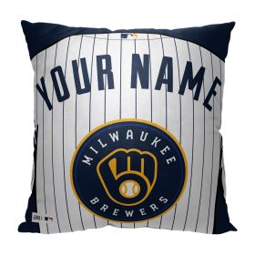 [Personalization Only] Milwaukee Brewers Personalized Jersey Pillow