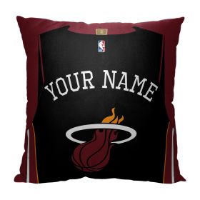 [Personalization Only] Miami Heat "Jersey" Personalized Pillow