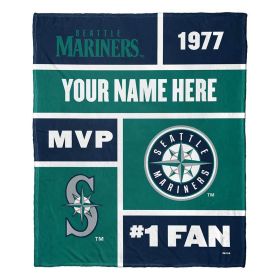 [Personalization Only] Mariners Colorblock Personalized Silk Throw