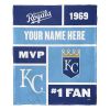 [Personalization Only] Royals Colorblock Personalized Silk Throw