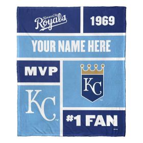 [Personalization Only] Royals Colorblock Personalized Silk Throw