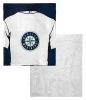 [Personalization Only] Mariners OFFICIAL MLB Jersey Personalized Silk Touch Sherpa Throw Blanket, 50" X 60"