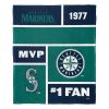 [Personalization Only] Mariners Colorblock Personalized Silk Throw