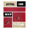 [Personalization Only] Diamondbacks Colorblock Personalized Silk Throw