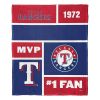 [Personalization Only] Rangers Colorblock Personalized Silk Throw