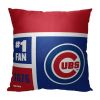 [Personalization Only] OFFICIAL MLB Colorblock Pillow - Chicago Cubs