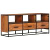 TV Stand 43.3"x11.8"x17.7" Solid Wood Acacia