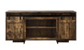 Bellarosa TV Stand; Rustic Oak 91610