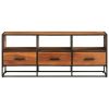 TV Stand 43.3"x11.8"x17.7" Solid Wood Acacia