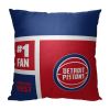 [Personalization Only] Detroit Pistons Colorblock Personalized Pillow