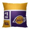 [Personalization Only] Los Angeles Lakers Colorblock Personalized Pillow