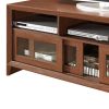 Techni Mobili Modern TV Stand with Storage for TVs Up To 60", Hickory