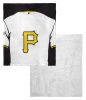 [Personalization Only] Pirates OFFICIAL MLB Jersey Personalized Silk Touch Sherpa Throw Blanket, 50" X 60"