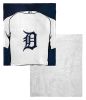 [Personalization Only] Tigers OFFICIAL MLB Jersey Personalized Silk Touch Sherpa Throw Blanket, 50" X 60"