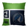[Personalization Only] Minnesota Timberwolves Colorblock Personalized Pillow