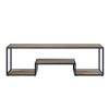 ACME Idella TV Stand in Rustic Oak & Black Finish LV00888