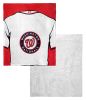 [Personalization Only] Nationals OFFICIAL MLB Jersey Personalized Silk Touch Sherpa Throw Blanket, 50" X 60"