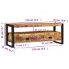 TV Stand 47.2"x13.8"x17.7" Solid Wood Mango