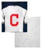 [Personalization Only] Indians OFFICIAL MLB Jersey Personalized Silk Touch Sherpa Throw Blanket, 50" X 60"
