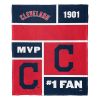 [Personalization Only] Indians Colorblock Personalized Silk Throw