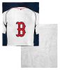 [Personalization Only] Red Sox OFFICIAL MLB Jersey Personalized Silk Touch Sherpa Throw Blanket, 50" X 60"