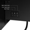 ZOKOP SF301-26A 26 inch 1400w Wall-mounted Fireplace Fake Wood / Single Color / Heating Wire / Mechanical / Black