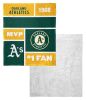 [Personalization Only] Athletics Colorblock Personalized Silk Touch Sherpa Throw Blanket