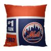 [Personalization Only] New York Mets Colorblock Personalized Pillow