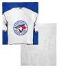 [Personalization Only] Blue Jays OFFICIAL MLB Jersey Personalized Silk Touch Sherpa Throw Blanket, 50" X 60"