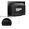 ZOKOP SF301-26A 26 inch 1400w Wall-mounted Fireplace Fake Wood / Single Color / Heating Wire / Mechanical / Black