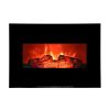 ZOKOP SF301-26A 26 inch 1400w Wall-mounted Fireplace Fake Wood / Single Color / Heating Wire / Mechanical / Black