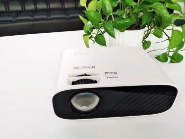 Home Office HD Mobile Wifi Wireless Projector (Option: White-Smart Android-US)
