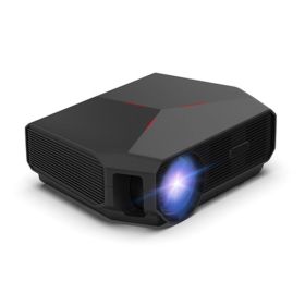 1080P HD Home Portable Voice Connection WiFi Mobile Phone Wireless Mini Projector (Option: Black-EU-Android)