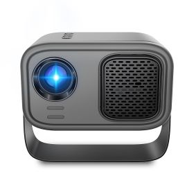 Home Office HD Smart Portable Projector (Option: Black-US)