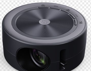 YT200 Home Wired Same Screen Led Projector Portable (Color: Black)